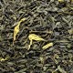 Sencha-Maracuja green Tea mit Blüten